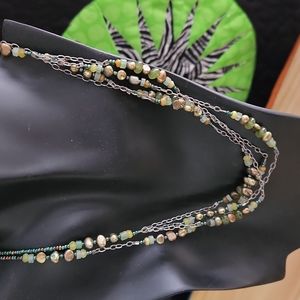Retired Silpada Green Necklace
